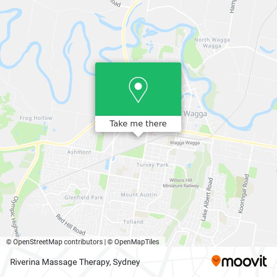 Mapa Riverina Massage Therapy