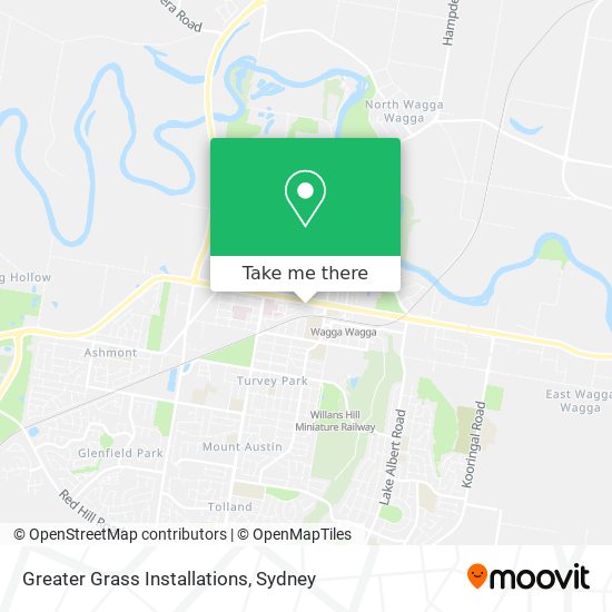 Greater Grass Installations map