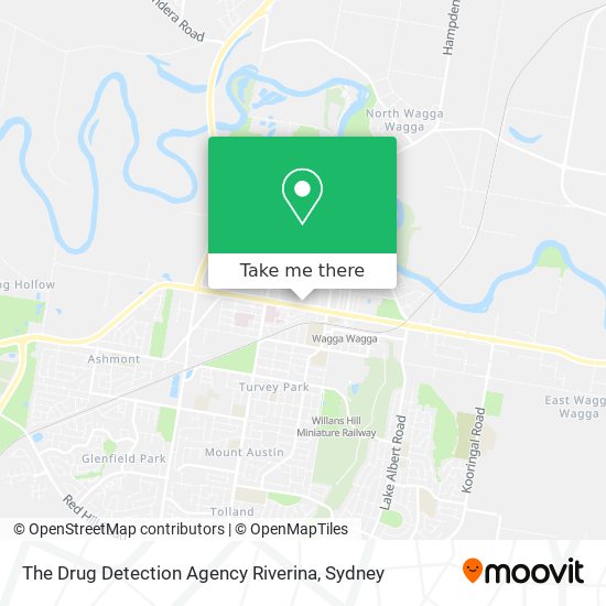 The Drug Detection Agency Riverina map