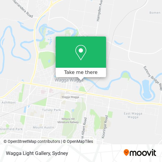 Wagga Light Gallery map