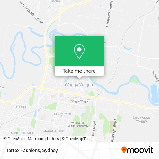 Tartex Fashions map