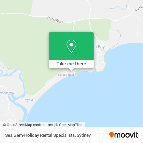 Sea Gem-Holiday Rental Specialists map