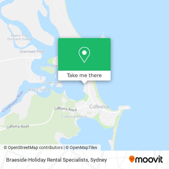 Mapa Braeside-Holiday Rental Specialists