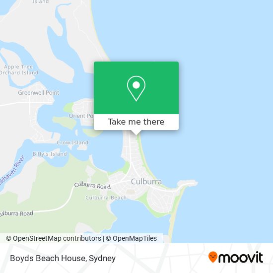 Mapa Boyds Beach House