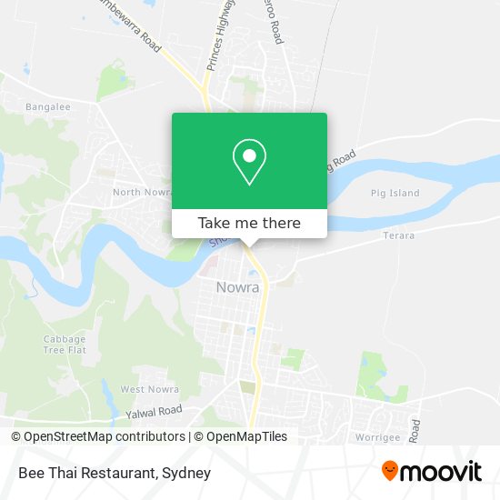 Bee Thai Restaurant map