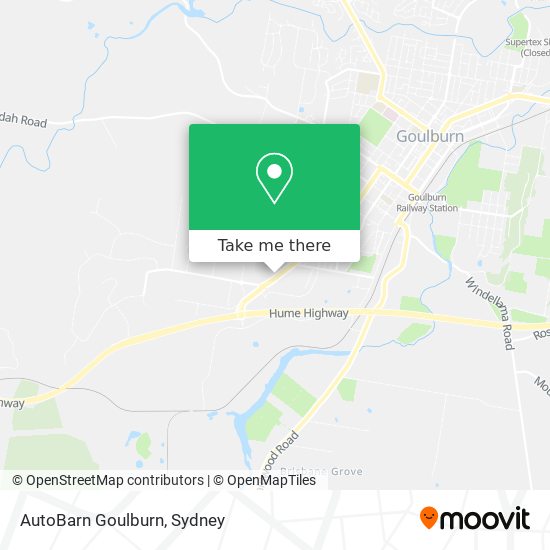 Mapa AutoBarn Goulburn