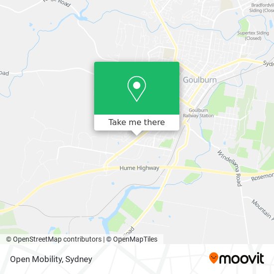 Open Mobility map