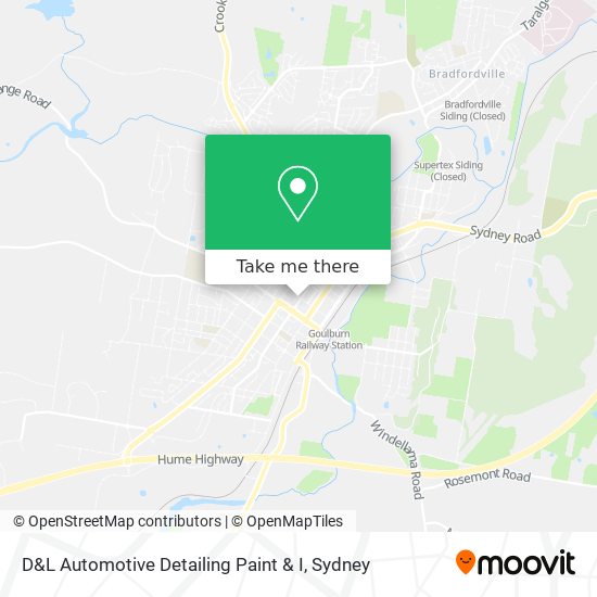 D&L Automotive Detailing Paint & I map