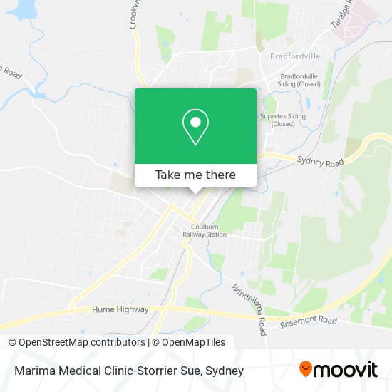 Marima Medical Clinic-Storrier Sue map