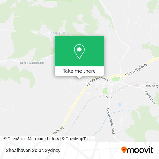 Shoalhaven Solar map