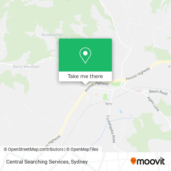 Central Searching Services map