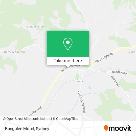 Bangalee Motel map