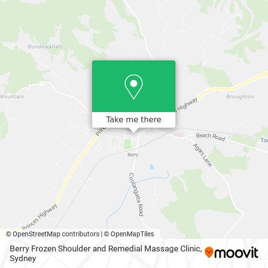 Berry Frozen Shoulder and Remedial Massage Clinic map