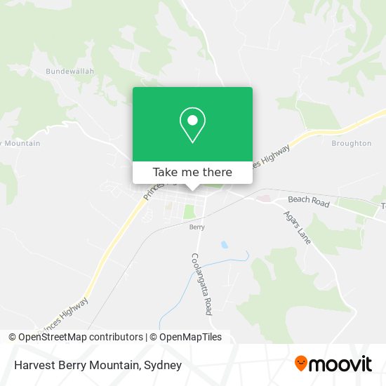 Mapa Harvest Berry Mountain
