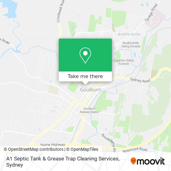 A1 Septic Tank & Grease Trap Cleaning Services map