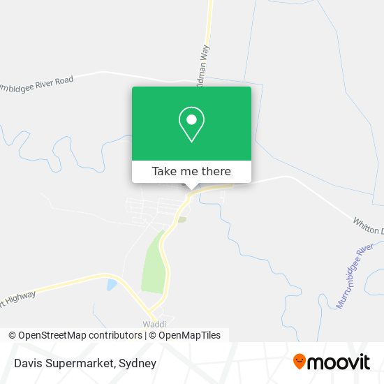 Davis Supermarket map