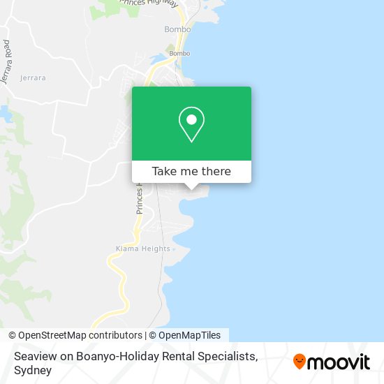 Seaview on Boanyo-Holiday Rental Specialists map