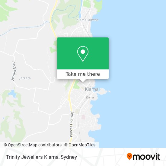 Trinity Jewellers Kiama map