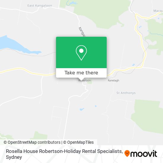 Rosella House Robertson-Holiday Rental Specialists map