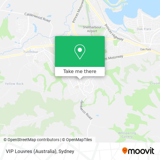 VIP Louvres (Australia) map