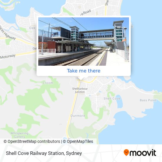 Shell Cove Railway Station map