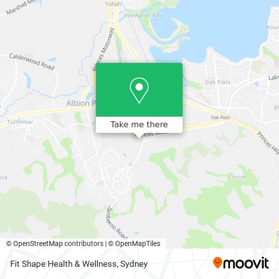 Fit Shape Health & Wellness map