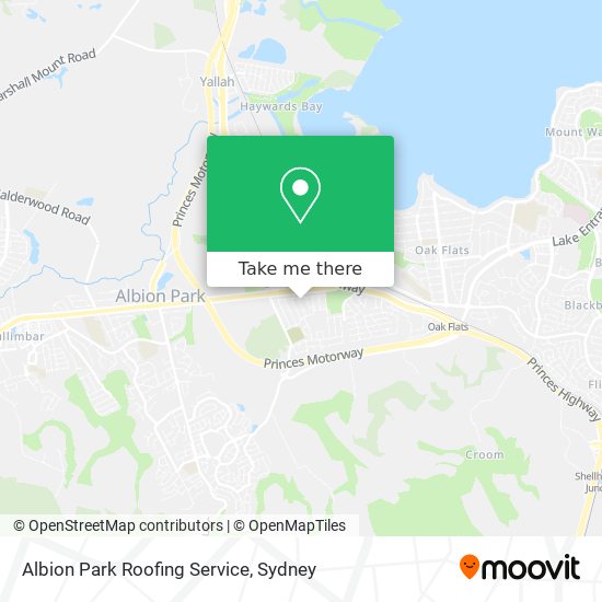 Albion Park Roofing Service map