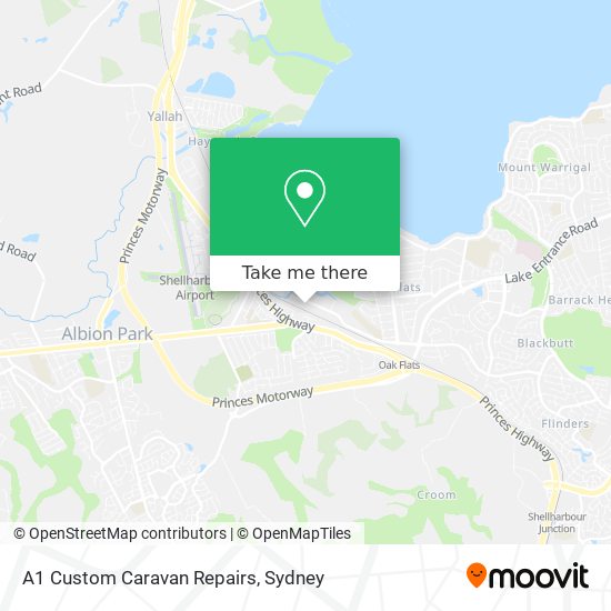 A1 Custom Caravan Repairs map