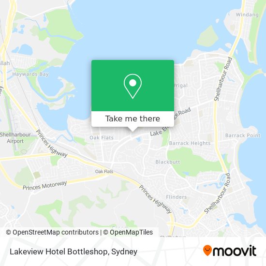 Lakeview Hotel Bottleshop map