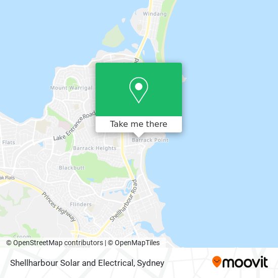 Mapa Shellharbour Solar and Electrical