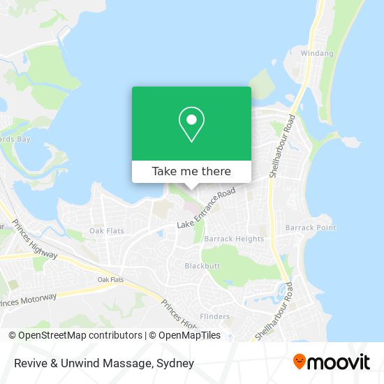 Revive & Unwind Massage map