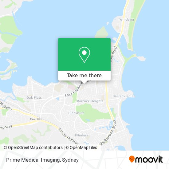 Prime Medical Imaging map
