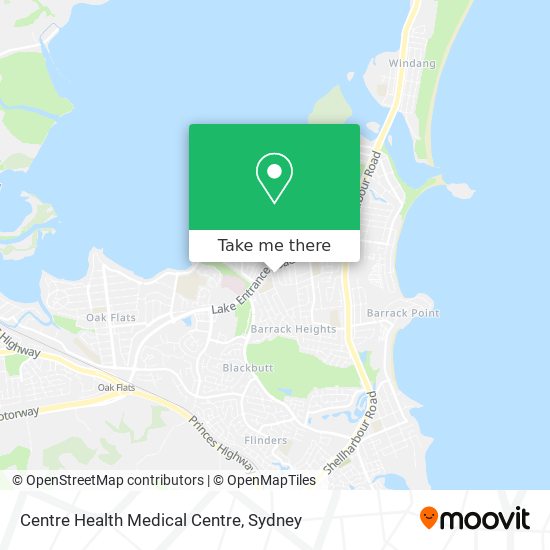 Centre Health Medical Centre map