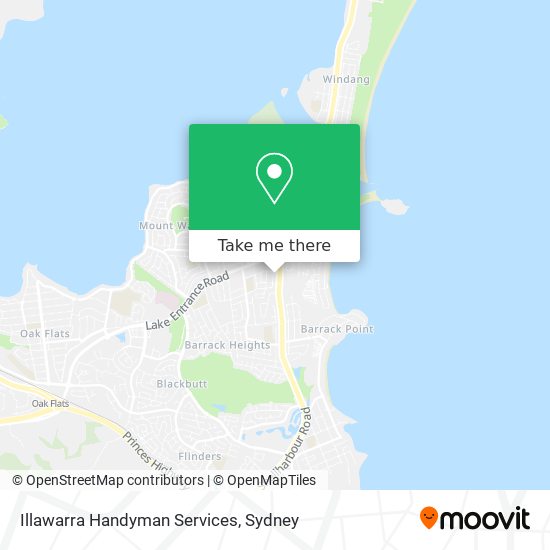 Illawarra Handyman Services map