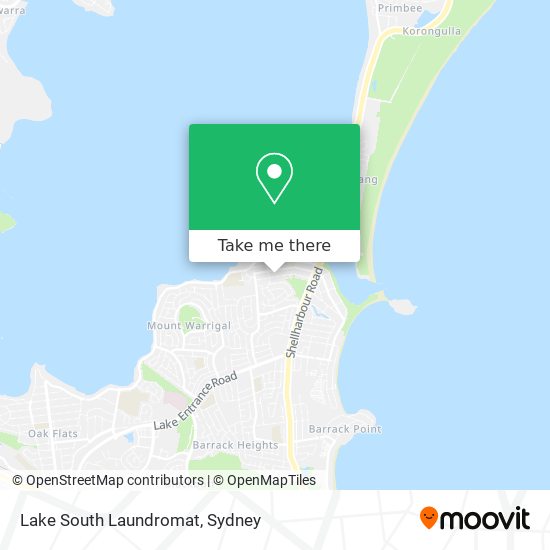 Lake South Laundromat map