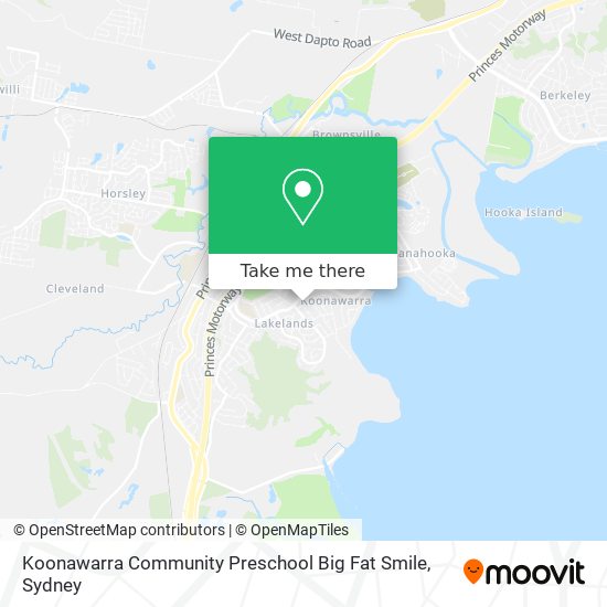 Koonawarra Community Preschool Big Fat Smile map
