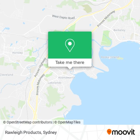 Rawleigh Products map