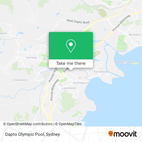 Dapto Olympic Pool map