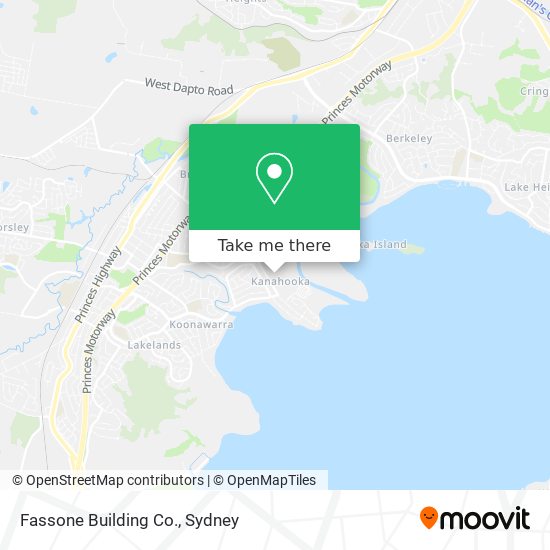 Fassone Building Co. map