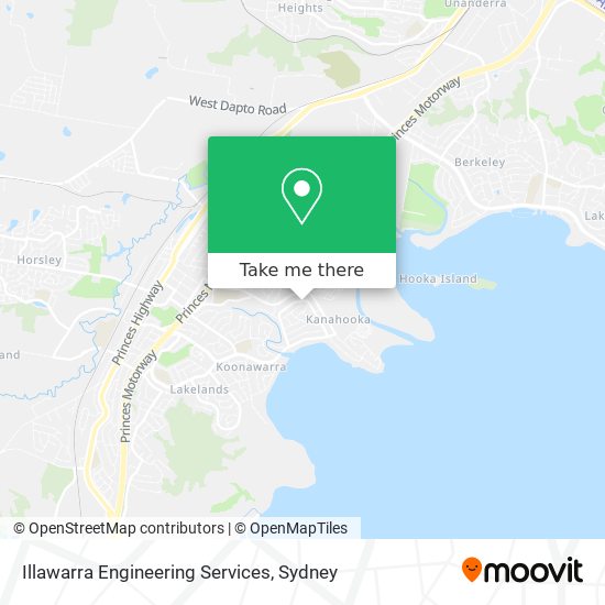 Illawarra Engineering Services map