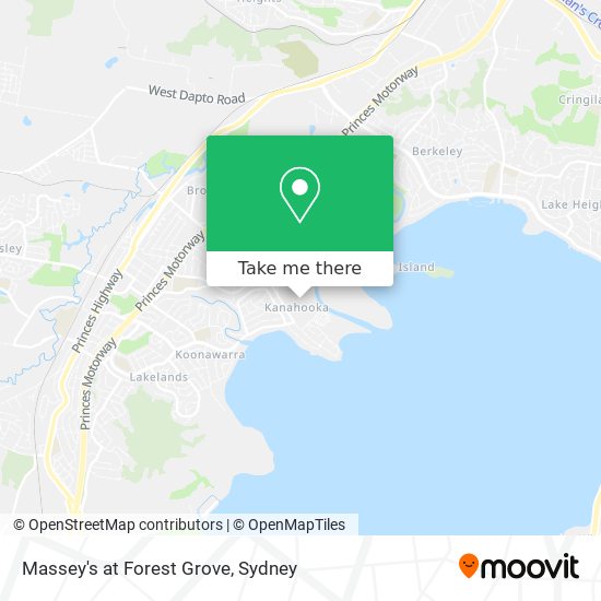 Massey's at Forest Grove map