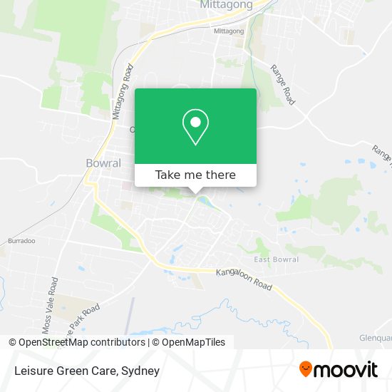 Leisure Green Care map