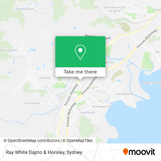 Ray White Dapto & Horsley map