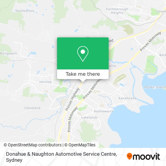 Donahue & Naughton Automotive Service Centre map