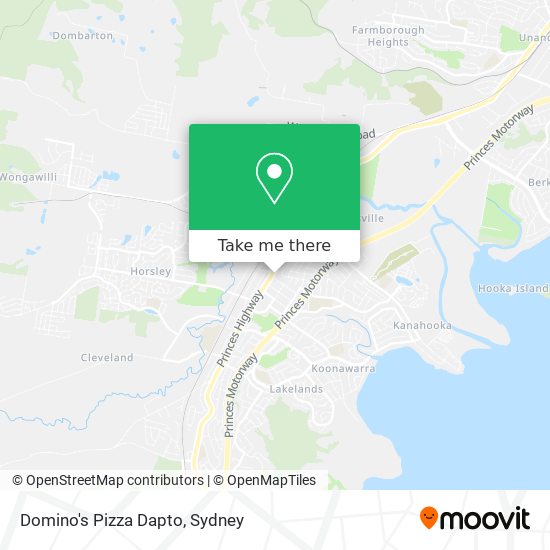 Domino's Pizza Dapto map