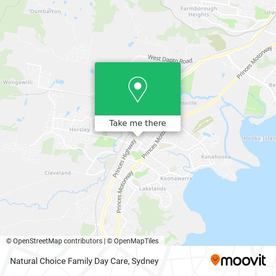 Natural Choice Family Day Care map