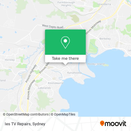 Ies TV Repairs map