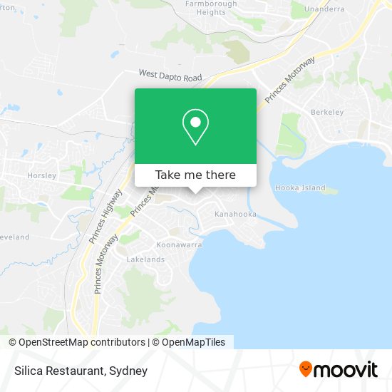 Silica Restaurant map