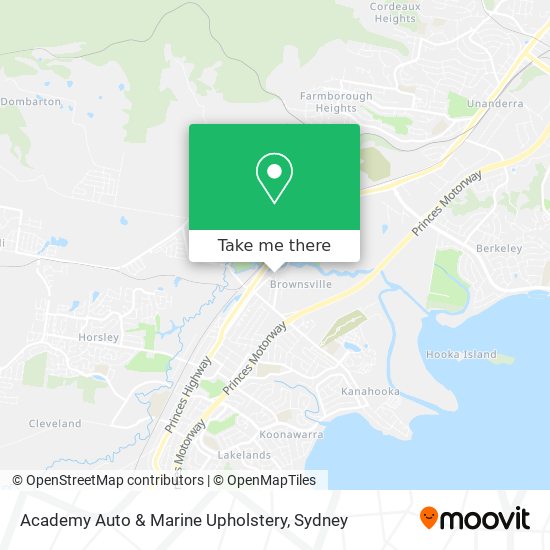 Academy Auto & Marine Upholstery map