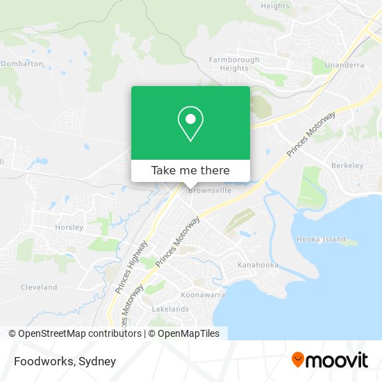 Foodworks map